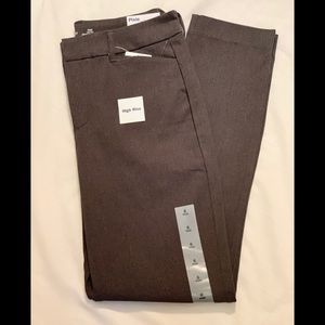 NWT Old Navy Gray Hi-Rise Pixie Pants